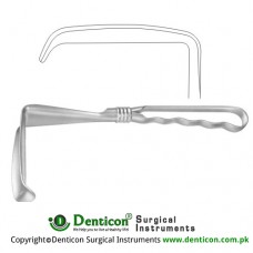 Kelly Retractor Stainless Steel, 26 cm - 10 1/4" Blade Size 70 x 65 mm
